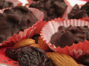chocolate-cherry-clusters