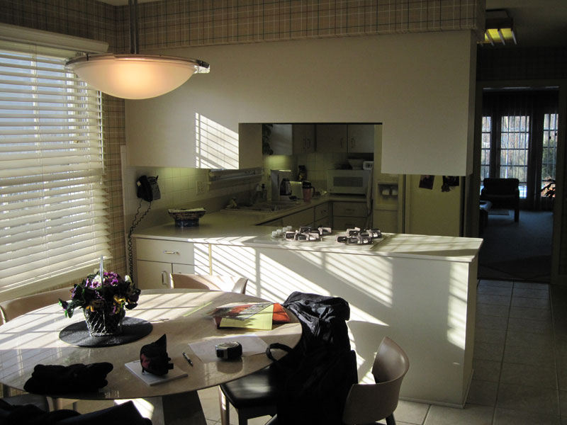 Kitchen design with dining area, Wilmette, IL Before
